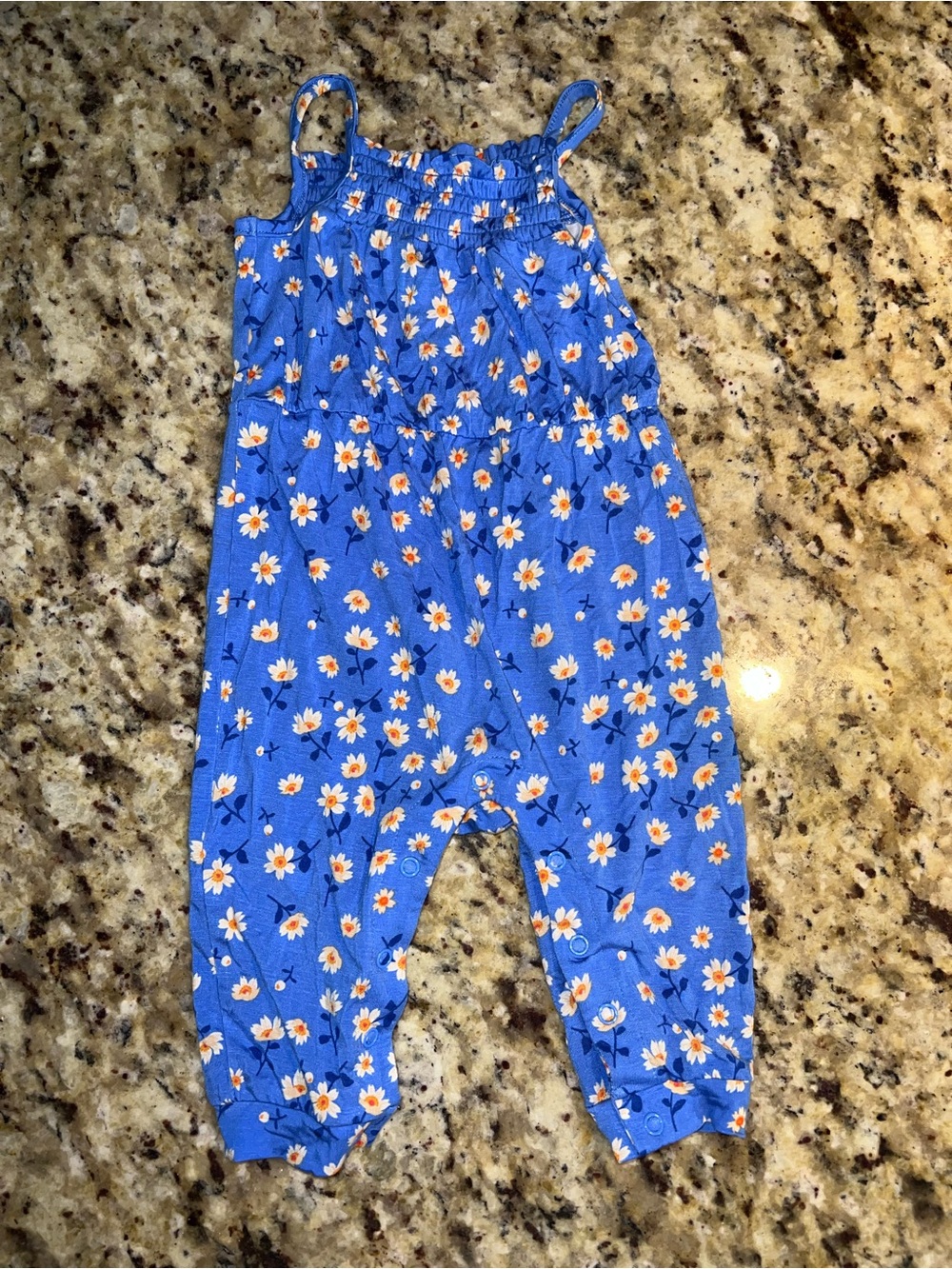 Posh Peanut - Colette - Smocked Spaghetti Jumpsuit with Snaps